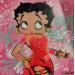 Peinture Betty Boop par Kedarone | Tableau Pop-art Icones Pop Graffiti Acrylique