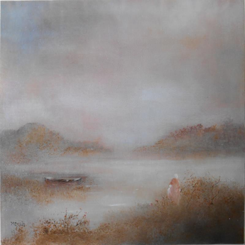 Peinture Petit matin par Moulia Francis | Tableau Figuratif Huile Nature, Paysages