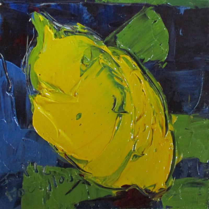 Peinture citron par Joelle Fouilloux | Tableau  Huile