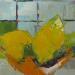 Painting coupe aux citrons by Joelle Fouilloux | Painting Oil