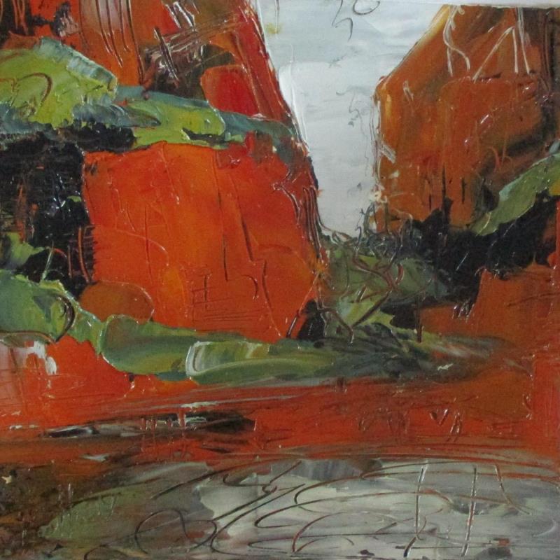 Peinture  luberon par Joelle Fouilloux | Tableau  Huile