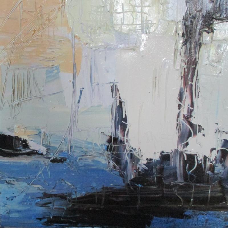 Painting  mer 2 by Joelle Fouilloux | Painting Oil