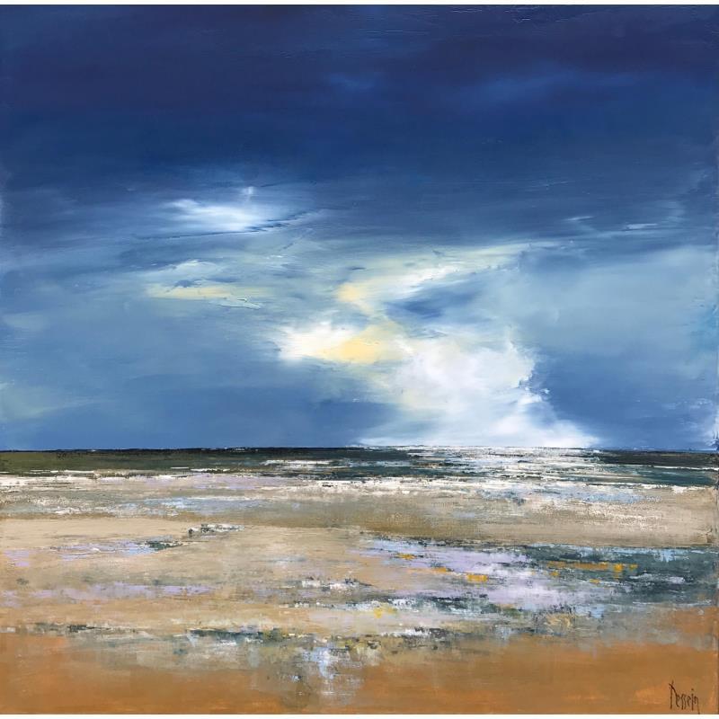 Painting Un soir au Touquet  by Dessein Pierre | Painting Figurative Oil