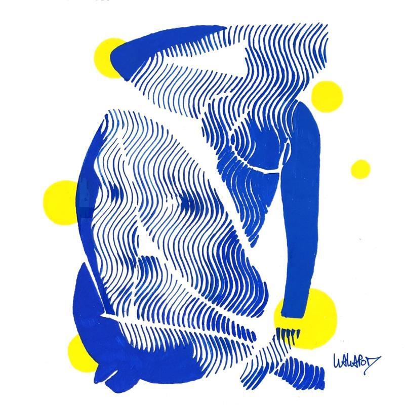 Gemälde Matisse Vermeer soleil von Wawapod | Gemälde Pop-Art Pop-Ikonen Acryl Posca