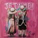 Painting Je t'aime  by Sufyr | Painting Street art Child Graffiti Posca