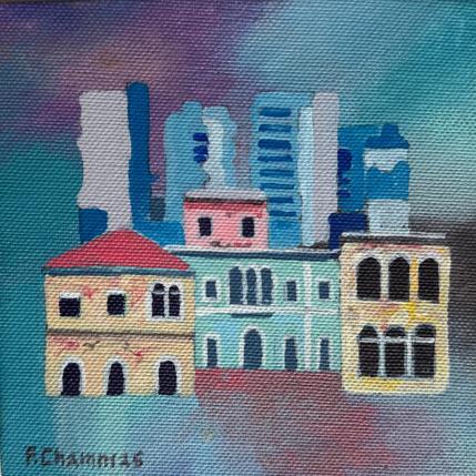 Peinture Lebanon Houses # 8 par Chammas Fady | Tableau Figuratif