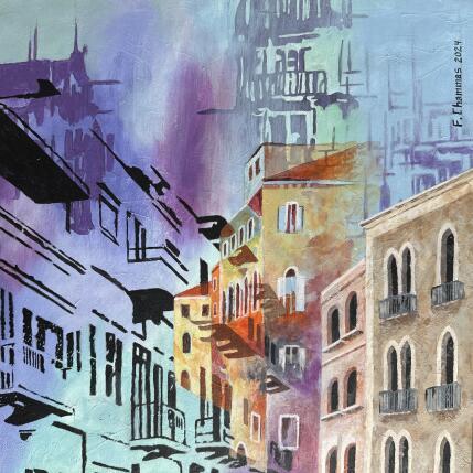 Peinture Lebanon Houses # 13 par Chammas Fady | Tableau Figuratif