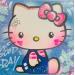 Painting HELLO KITTY by Kedarone | Painting Pop-art Pop icons Graffiti Acrylic