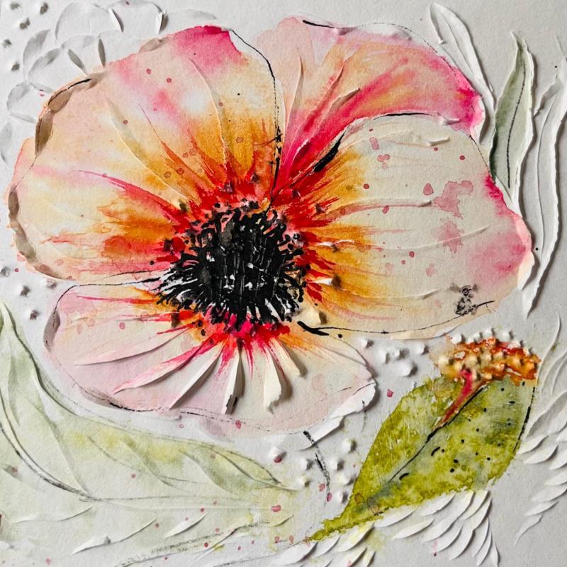 Painting Birth of Poppies by Caitrin Alexandre | Painting