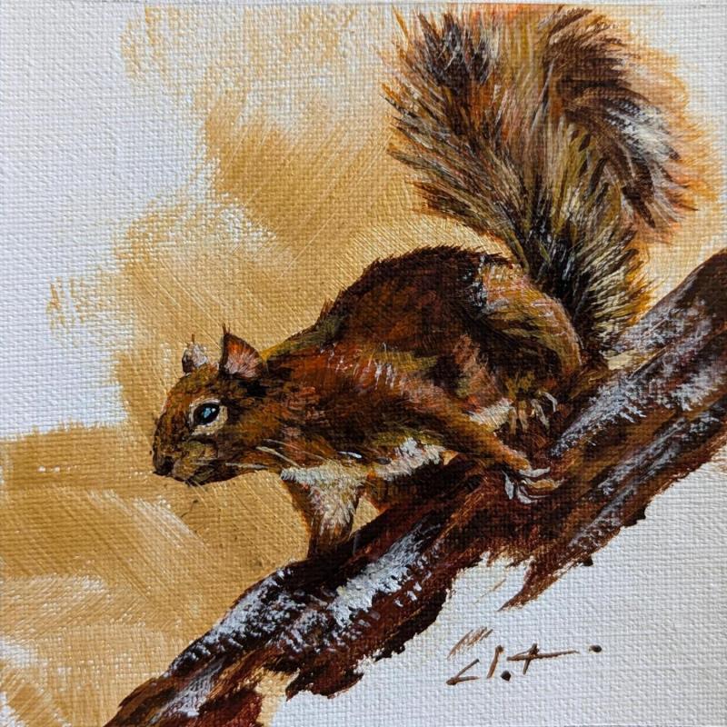 Peinture Pancrace par CLOT | Tableau Figuratif Animaux