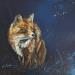 Painting Goupil  by CLOT | Painting Figurative Animals Acrylic