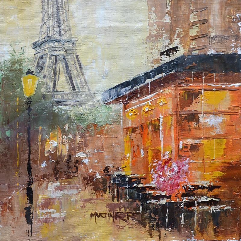 Peinture Bar Escondido par Rodriguez Rio Martin | Tableau Impressionnisme Urbain Huile