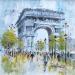 Peinture Dominios del Arco par Rodriguez Rio Martin | Tableau Impressionnisme Urbain Huile