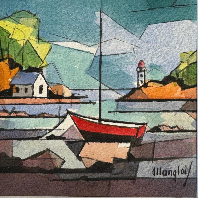 Painting MARÉE BASSE 2 by Langlois Jean-Luc | Painting