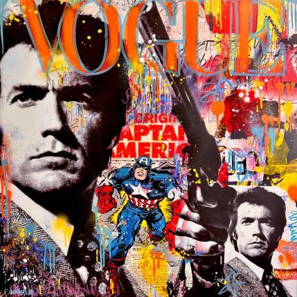 Peinture Mister Clint par Novarino Fabien | Tableau Pop-art Icones Pop