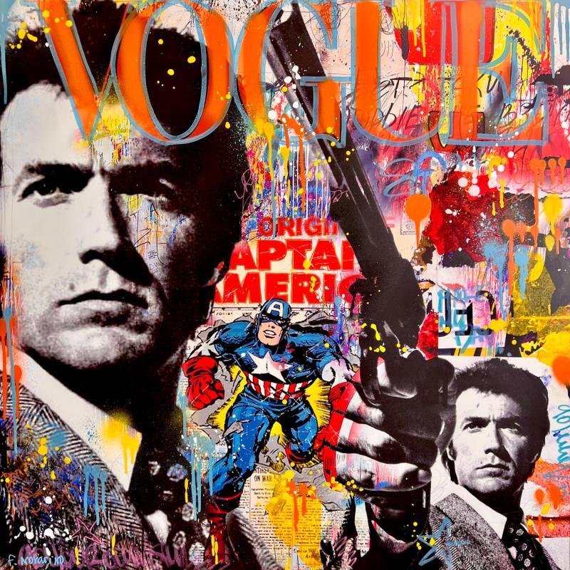 Painting Mister Clint by Novarino Fabien | Painting Pop-art Pop icons