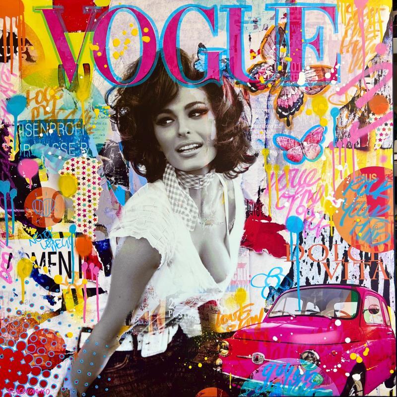 Painting Miss Sophia by Novarino Fabien | Painting Pop-art Pop icons