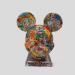 Sculpture MICKEY PARADE n°184-04.1995 by Atelier RingArt | Sculpture Pop-art Cinema Society Child Gluing Resin Paper Upcycling