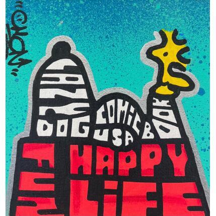 Painting sleeping snoopy house  by Cmon | Painting Pop-art Pop icons