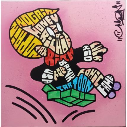 Painting Richie Rich Airplane Dollar by Cmon | Painting Pop-art Pop icons