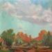 Painting Peaceful Retreat by Carrillo Cindy  | Painting Figurative Landscapes Oil