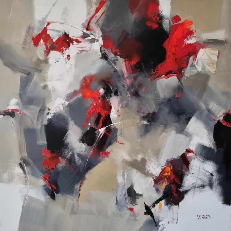 Peinture Beauty today par Virgis | Tableau Abstrait Minimaliste Huile