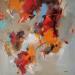 Peinture The action and the moment par Virgis | Tableau Abstrait Minimaliste Huile