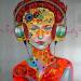 Painting Miss Klimt by Medeya Lemdiya | Painting Pop-art Pop icons Metal Acrylic