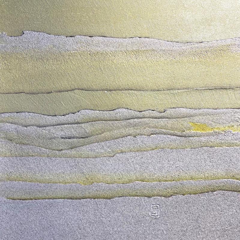 Painting Carré d'Envie 1 by CMalou | Painting Subject matter Minimalist Sand