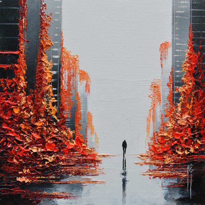 Painting Chimères végétales by Galloro Maurizio | Painting Figurative Oil Urban