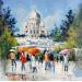 Painting Notre dame Paris by Lallemand Yves | Painting Figurative Urban Acrylic