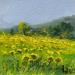 Peinture Les tournesols par Daniel | Tableau Impressionnisme Paysages Huile