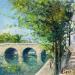 Peinture Quais de Seine par Daniel | Tableau Impressionnisme Paysages Huile