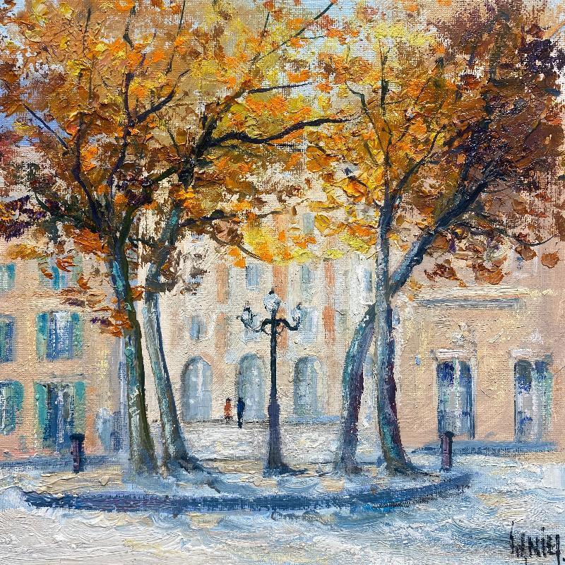 Painting Paris l'automne by Daniel | Painting Impressionism Landscapes Oil