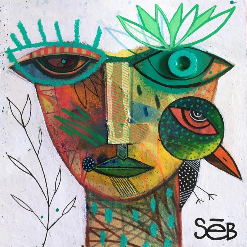 Painting Zotéro by Seb | Painting Raw art Acrylic Animals, Nature, Pop icons, Portrait