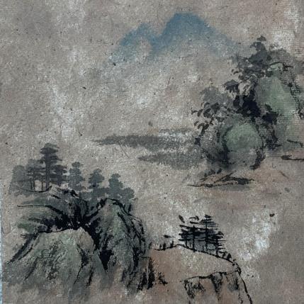 Painting Hills by Yu Huan Huan | Painting Figurative Ink Landscapes