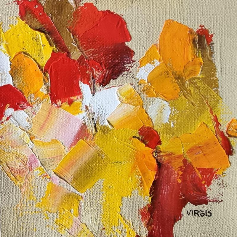 Painting Summer days by Virgis | Painting Abstract Oil Minimalist