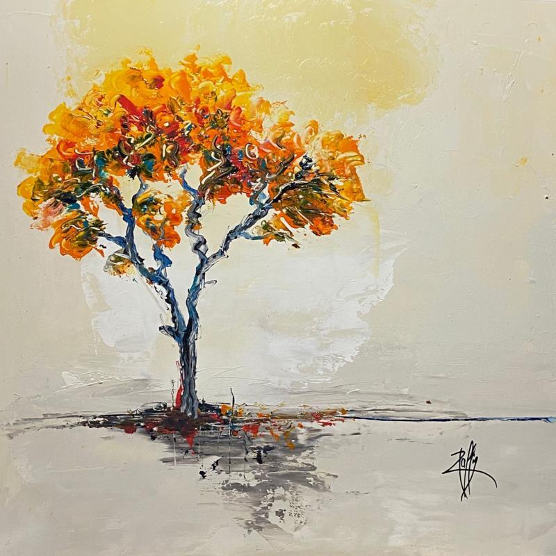 Painting Mon arbre by Raffin Christian | Painting Figurative Oil Nature