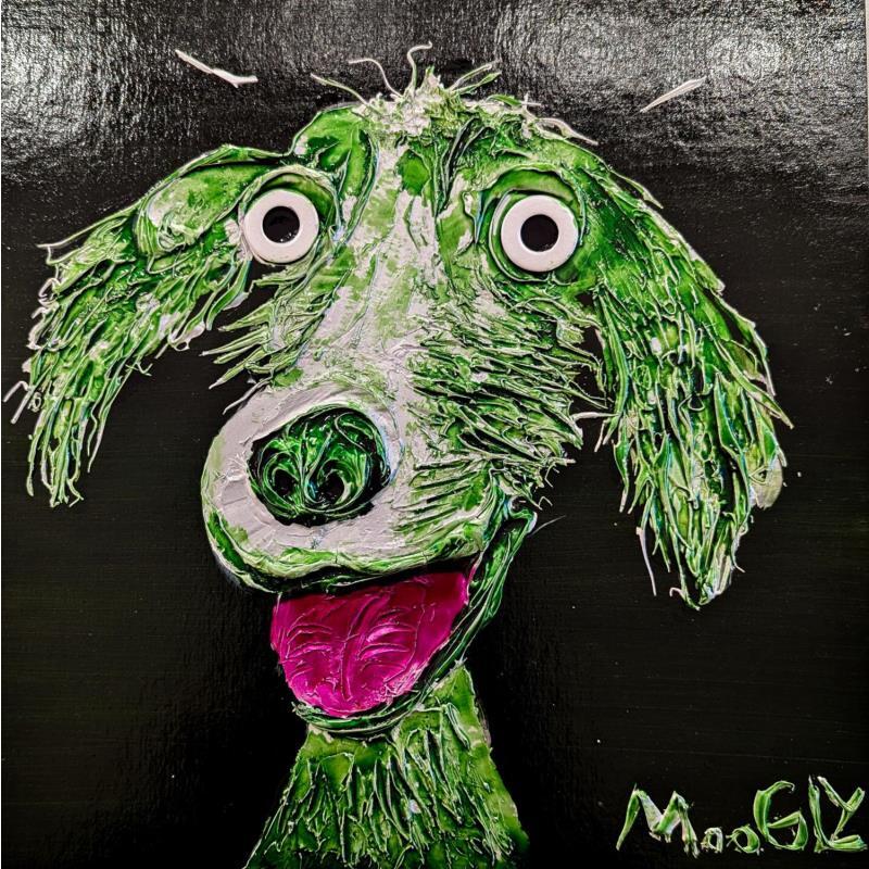 Painting VEGETARIUS by Moogly | Painting Raw art Animals Acrylic Resin Pigments