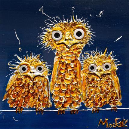 Painting Electricophylus by Moogly | Painting Raw art Acrylic, Pigments, Resin Animals