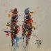 Painting Balade by Raffin Christian | Painting Figurative Life style Oil