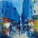 Painting Nocturne by Raffin Christian | Painting Figurative Urban Oil