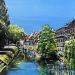 Painting Balade sur l'Ill Strasbourgeoise by Touras Sophie-Kim  | Painting Realism Landscapes Urban Architecture Acrylic