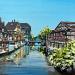 Painting L'Ill depuis le pont du Faisan à Strasbourg by Touras Sophie-Kim  | Painting Realism Landscapes Urban Architecture Acrylic