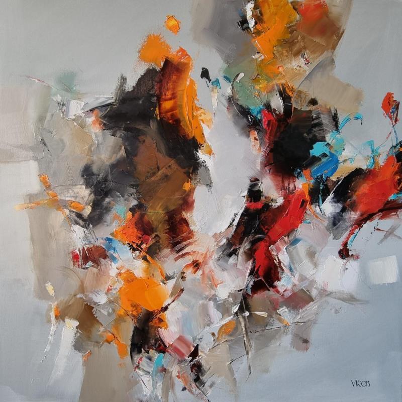 Painting Modern days by Virgis | Painting Abstract Minimalist Oil