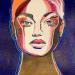 Painting  « Justeavancer » by Coco | Painting Figurative Portrait Acrylic