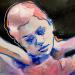 Peinture « Fragile » par Coco | Tableau Figuratif Portraits Acrylique