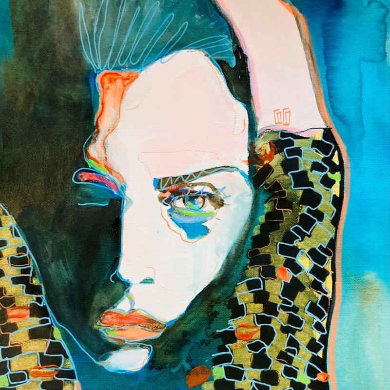 Painting « Modernlove » by Coco | Painting Figurative Acrylic Pop icons, Portrait