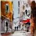 Painting la vielle ville by Poumelin Richard | Painting Figurative Landscapes Oil