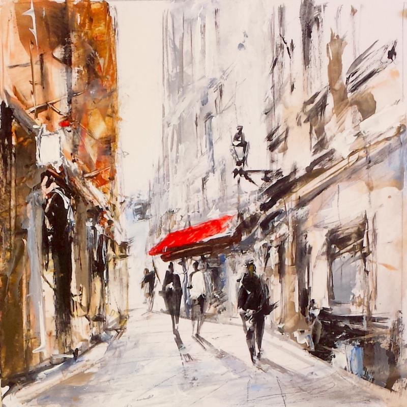 Painting la vielle ville de nice by Poumelin Richard | Painting Figurative Landscapes Oil